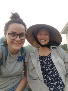 rice field lady. connect with locals